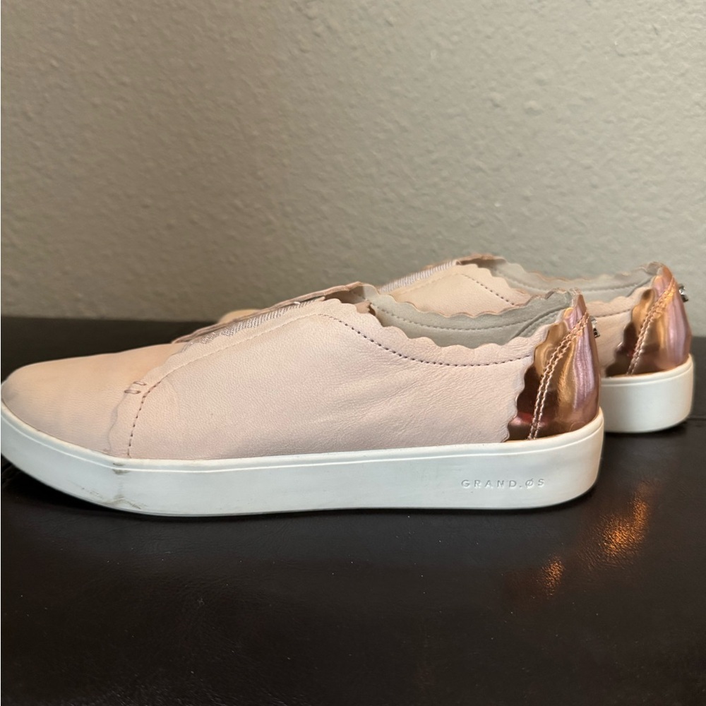 Women's Pink Leather Cole Haan Sneakers Sz 6